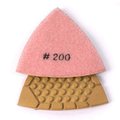 Specialty Diamond 200 Grit Diamond Triangular Dry Pad BRTTD200